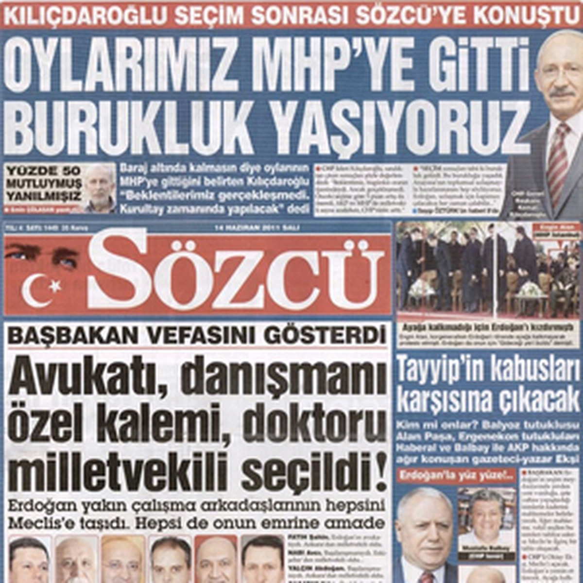 Kılıçdaroğlu: Oylarımız MHP\'ye Gitti