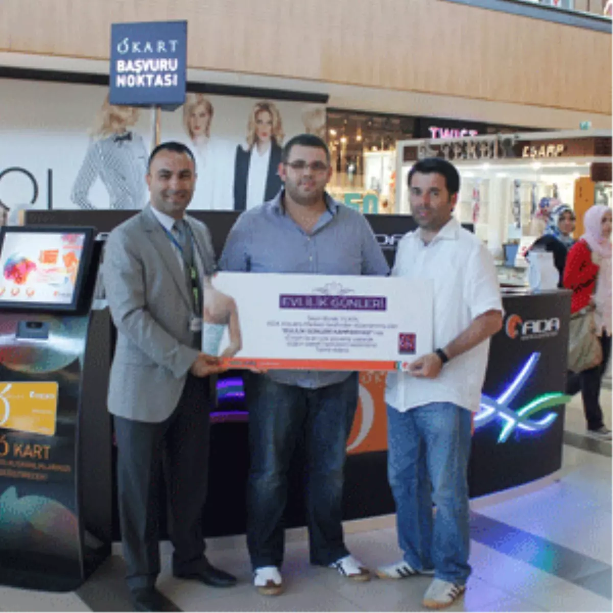 ADA AVM "Evlilik Günleri" Kampanya Talihlisi Belli Oldu