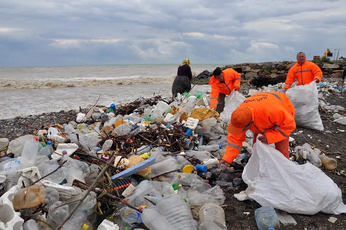 Alaplı Sahili Çöplüğe Döndü
