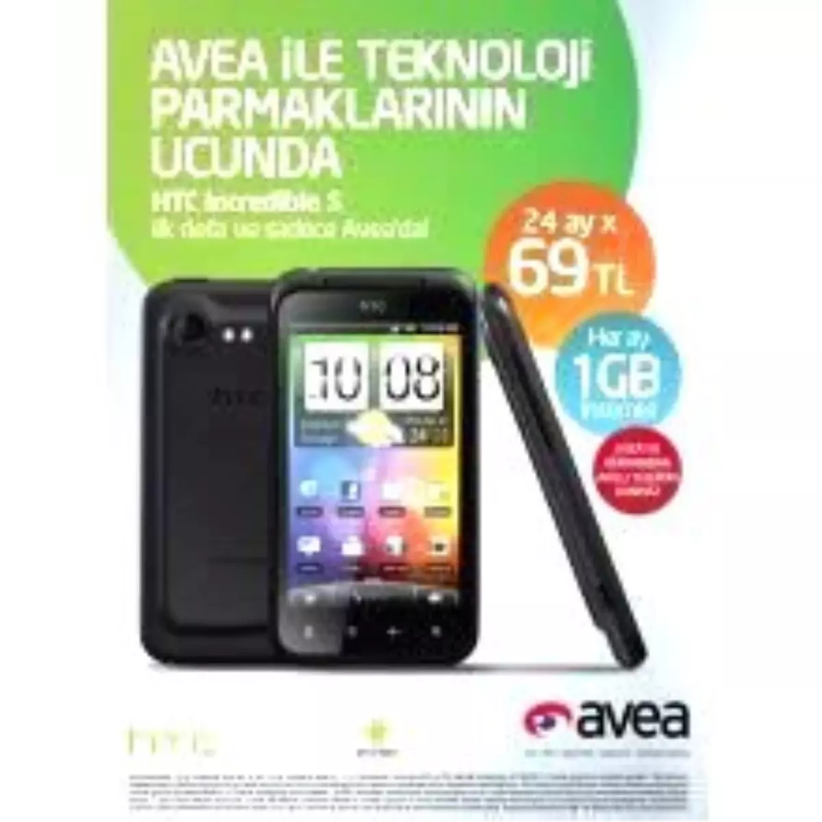 Htc\'nin Son Bombası Inredible S Avea\'da!