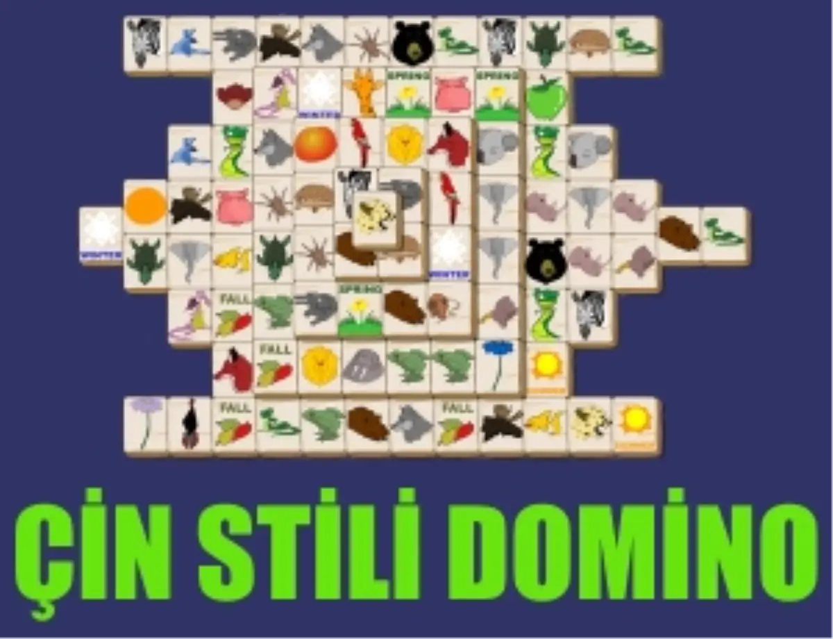 Çin Stili Domino Oyunu