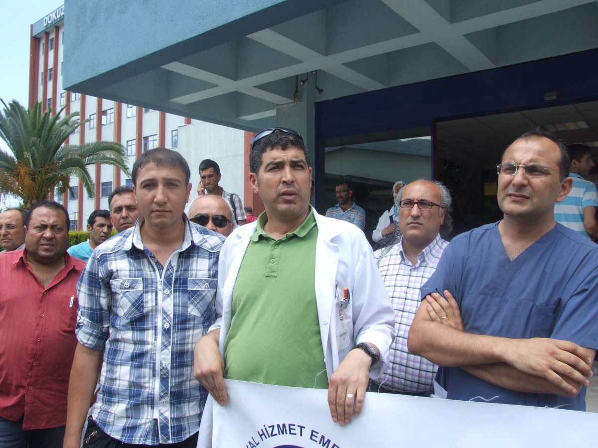 Hastabakıcıya Saldırıya Tepki