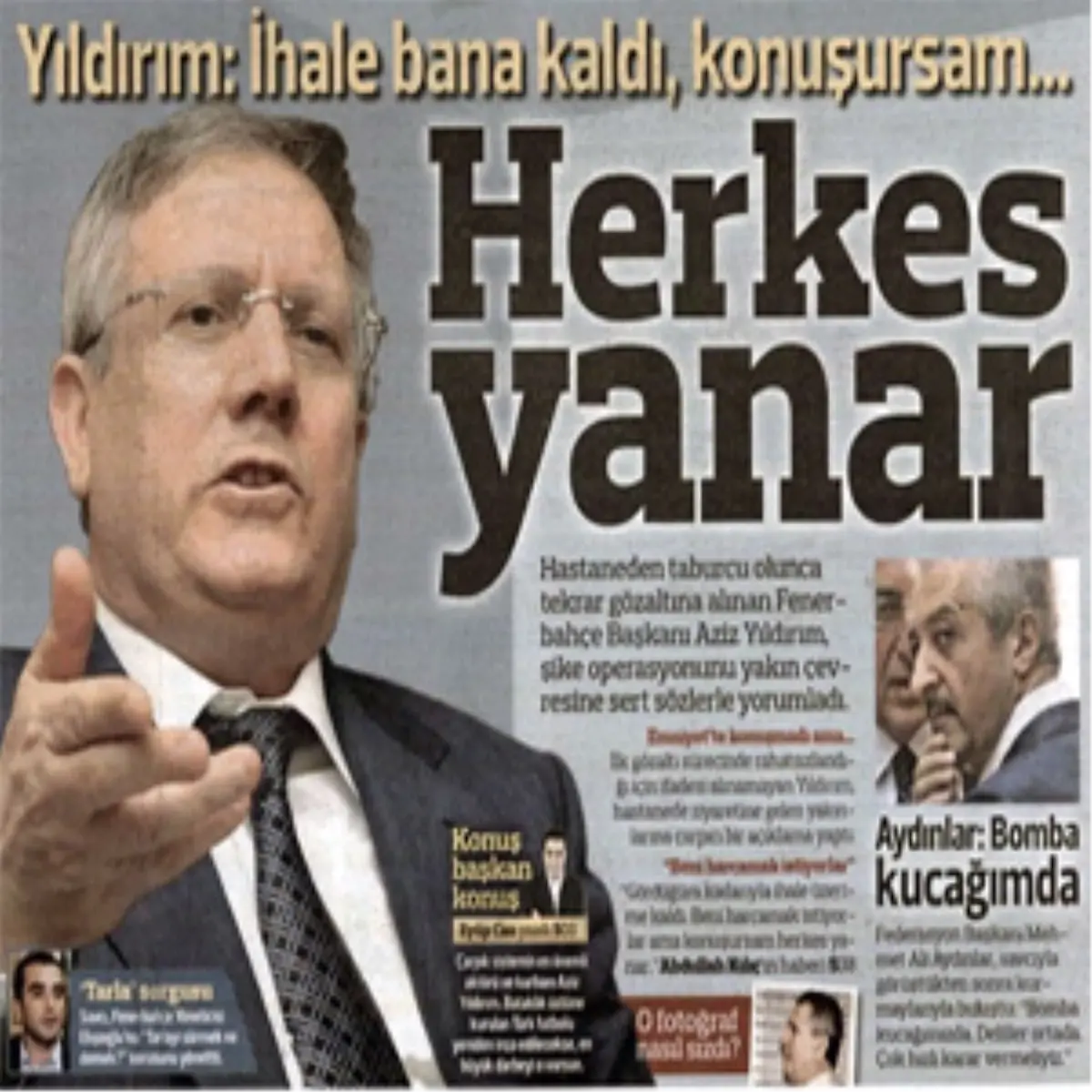 \'İhale Bana Kaldı, Konuşursam Herkes Yanar\'