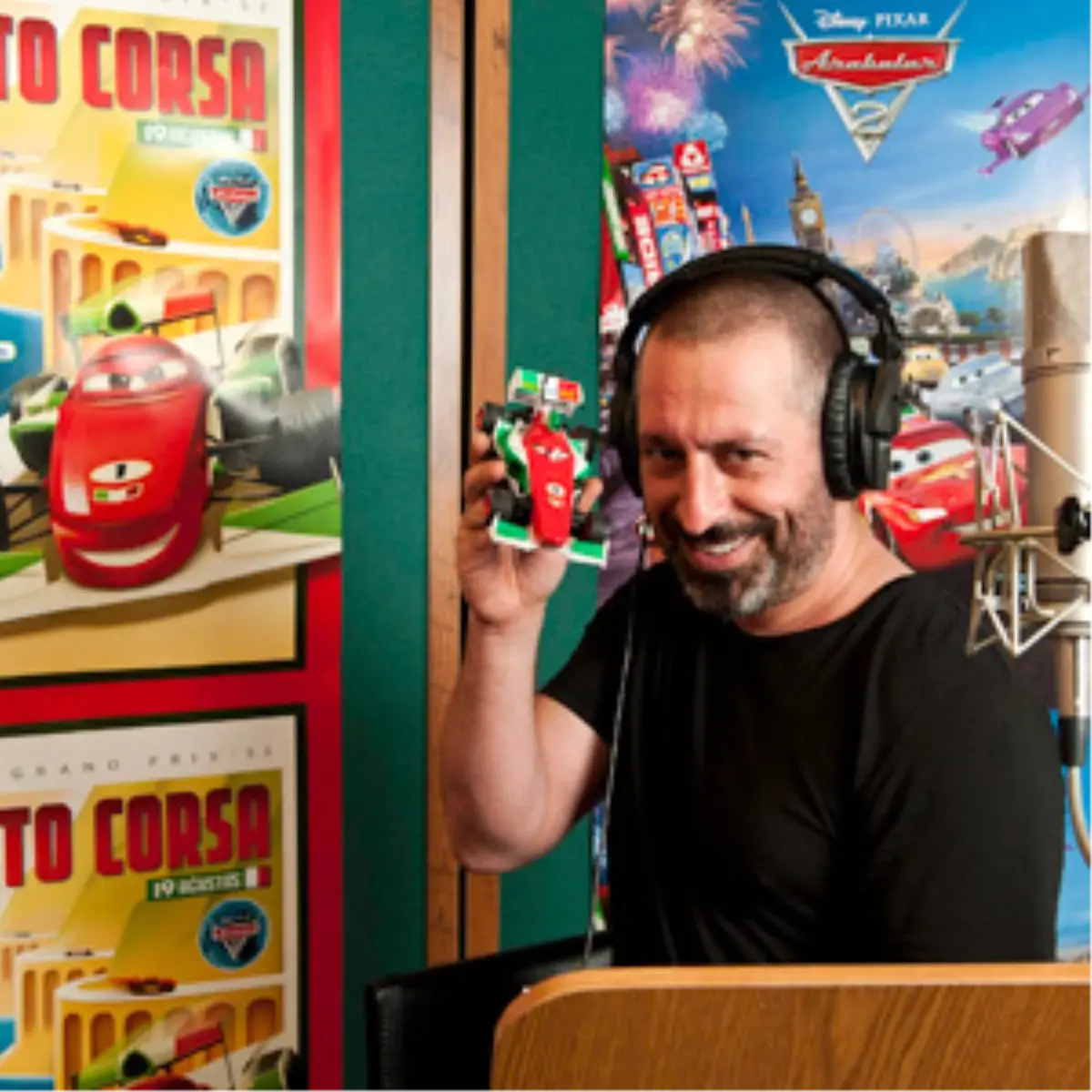 Cem Yılmaz, ‘Arabalar 2’ için Stüdyoda