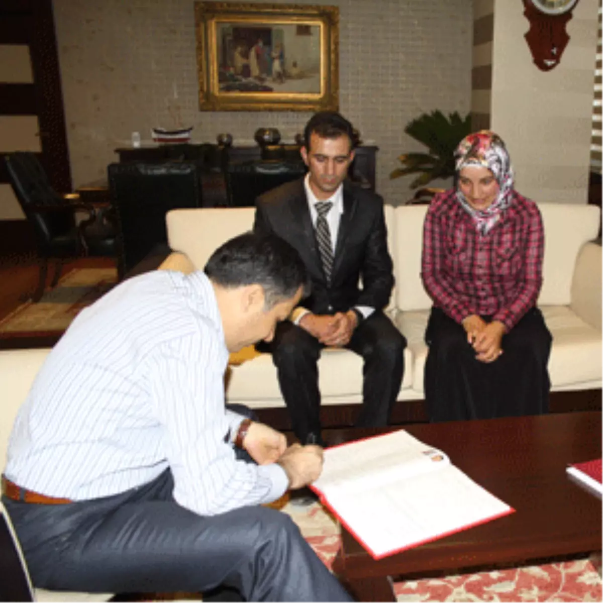 Makamında Nikâh Şahitliği Yaptı