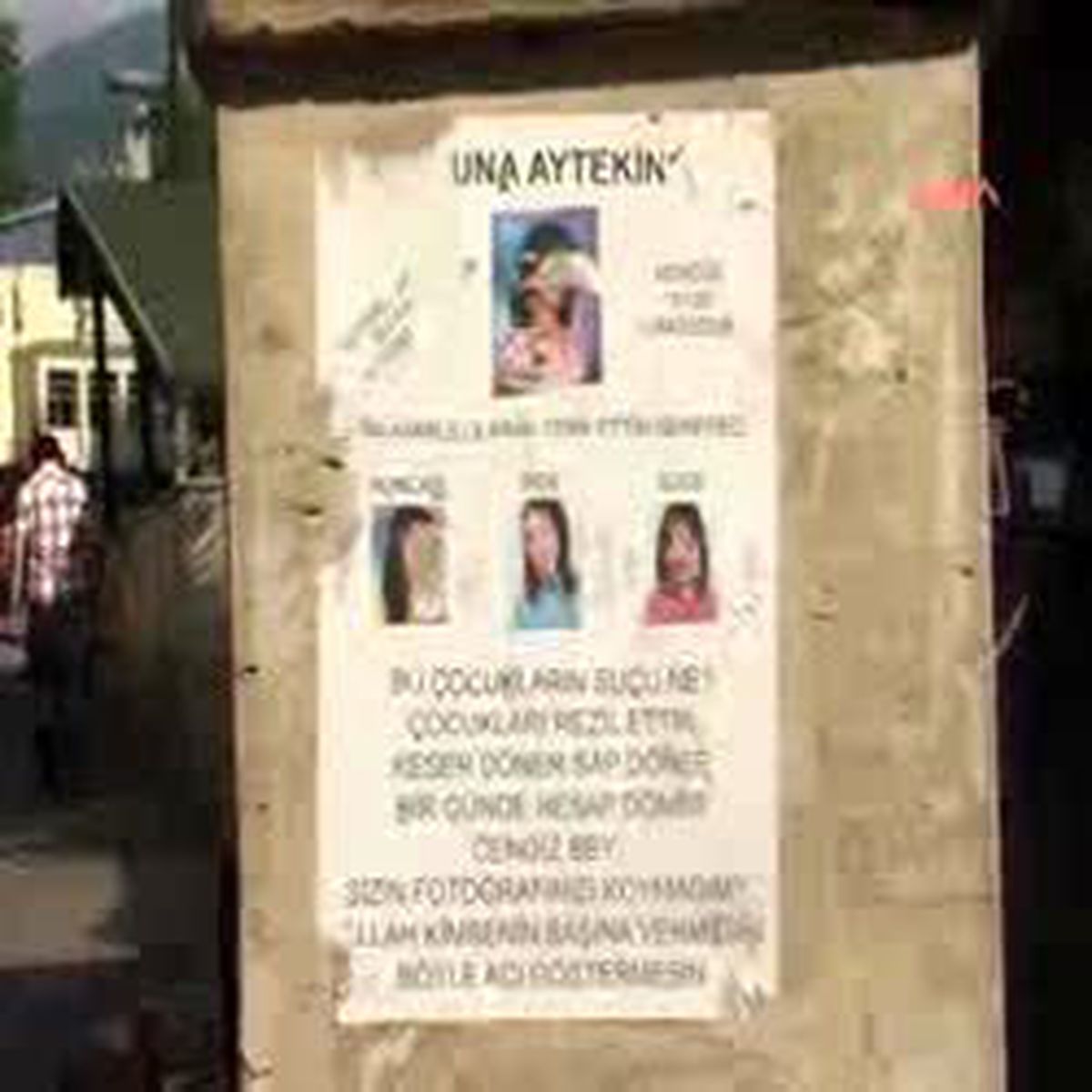 Terkedilen Eşten Afişli İntikam