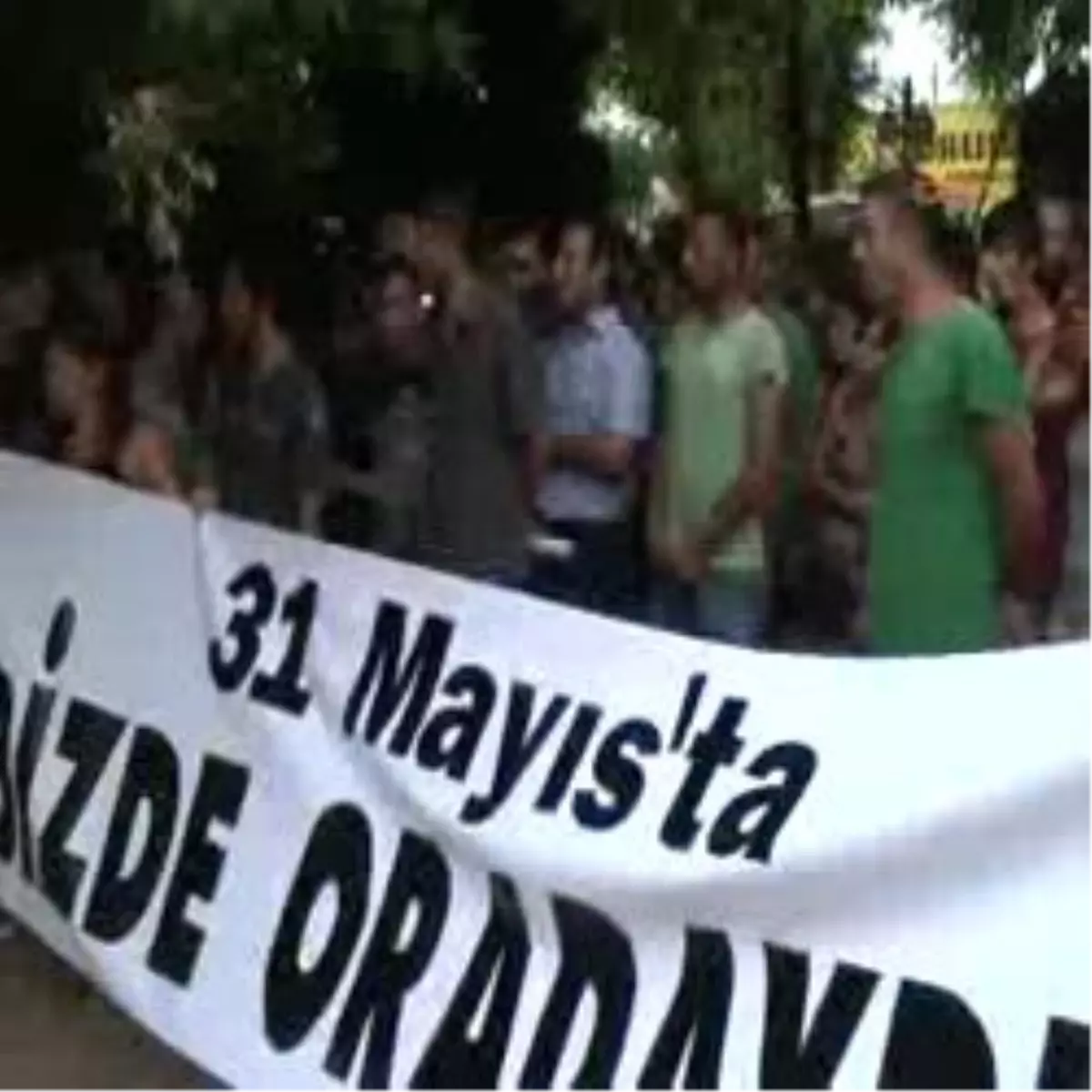 Hopa\'da Protesto Gösterisi