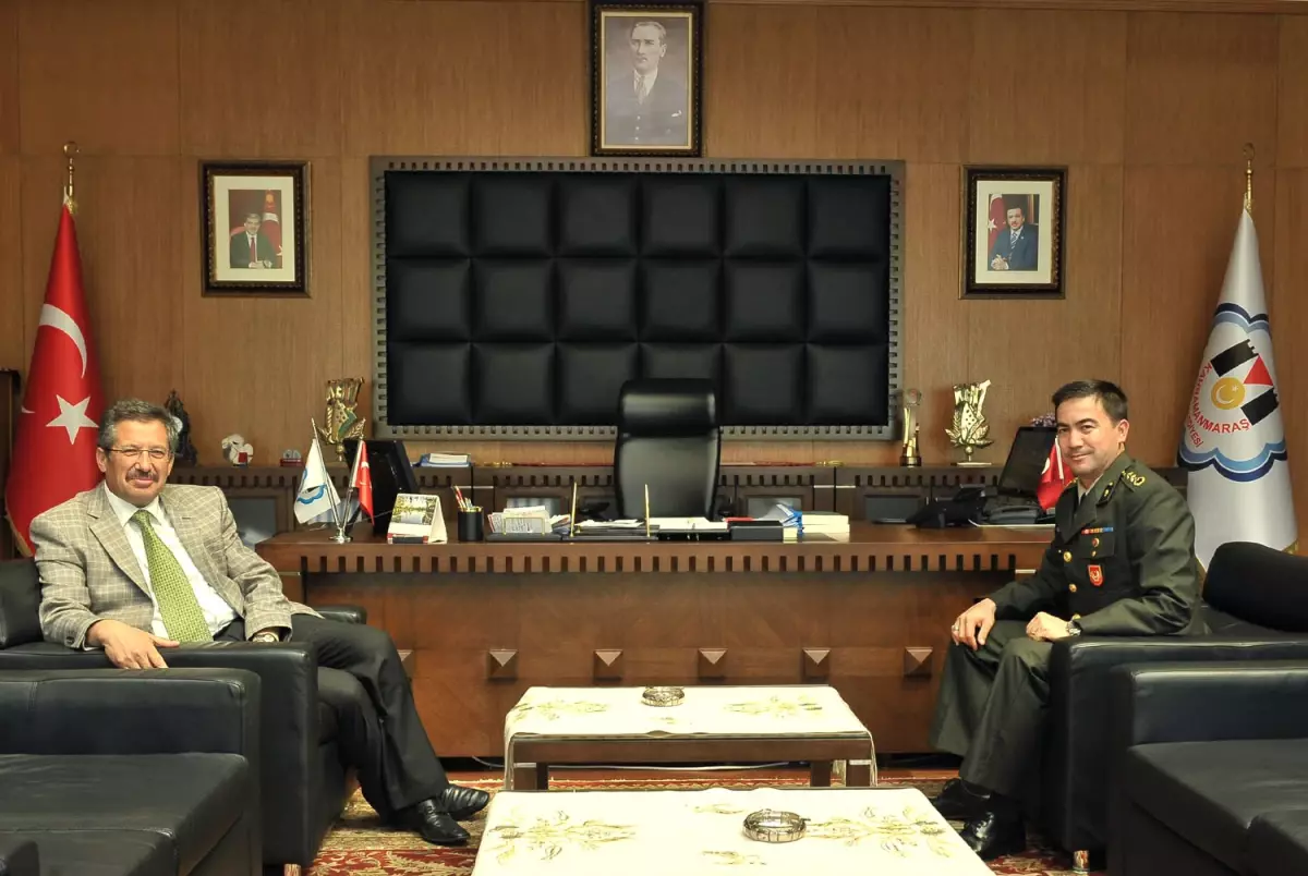 Askerlik Şubesi Başkanı\'ndan Belediye\'ye Ziyaret