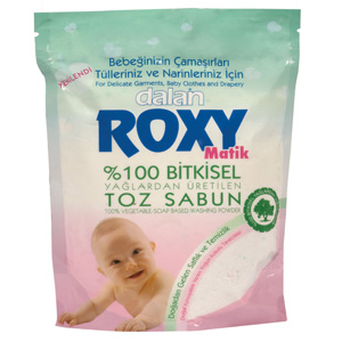 % 100 Bitkisel Yağlardan Üretilen Dalan Roxy Toz Sabun
