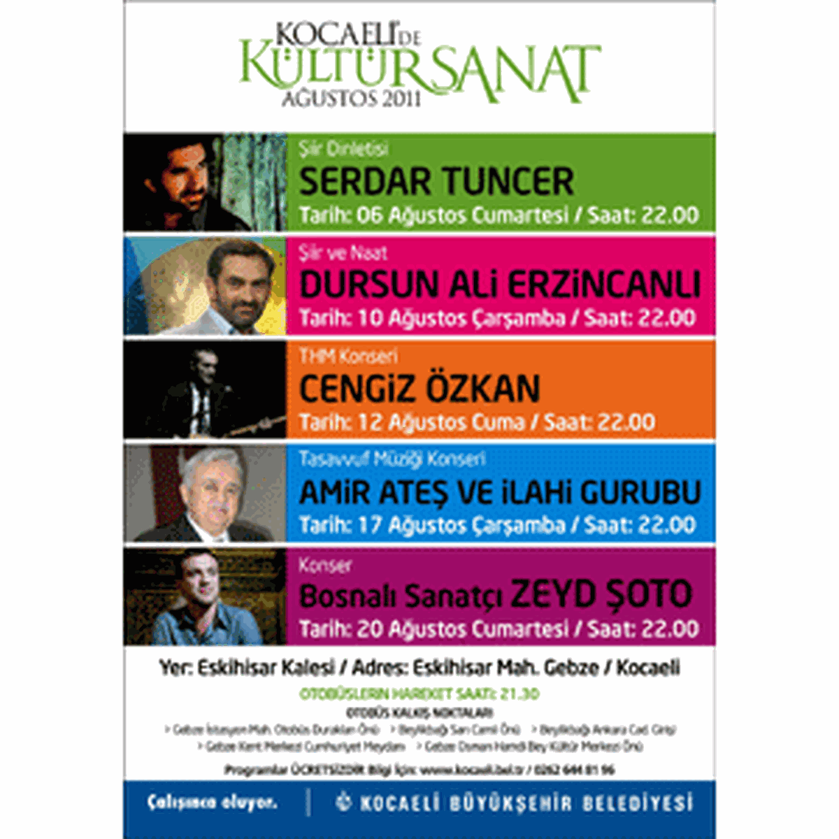 Eskihisar Kalesi'nden Kültür Sanat Günleri