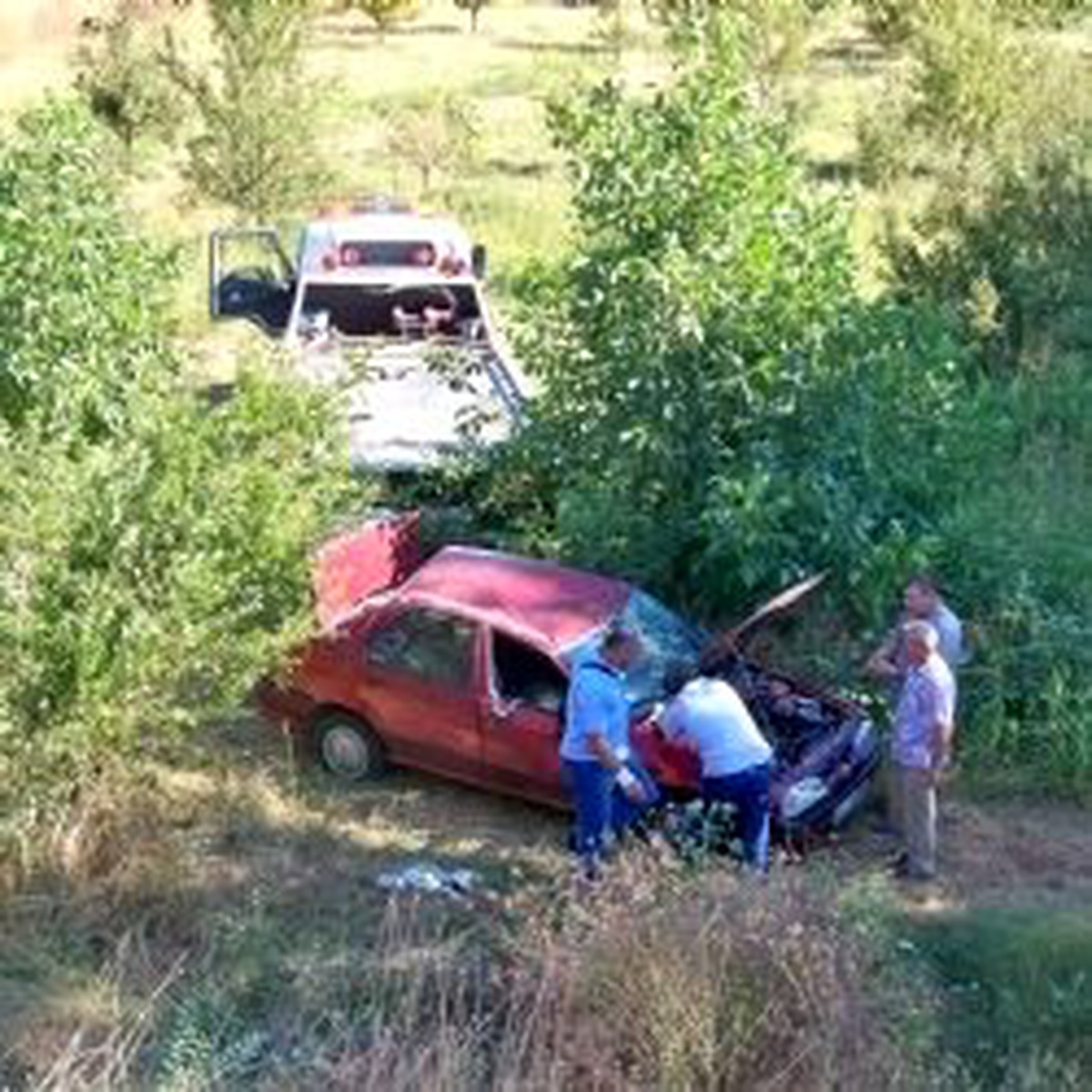 Dağıtım İznine Çıkan Askerlerin Bulunduğu Otomobil Kaza Yaptı: 5 Yaralı