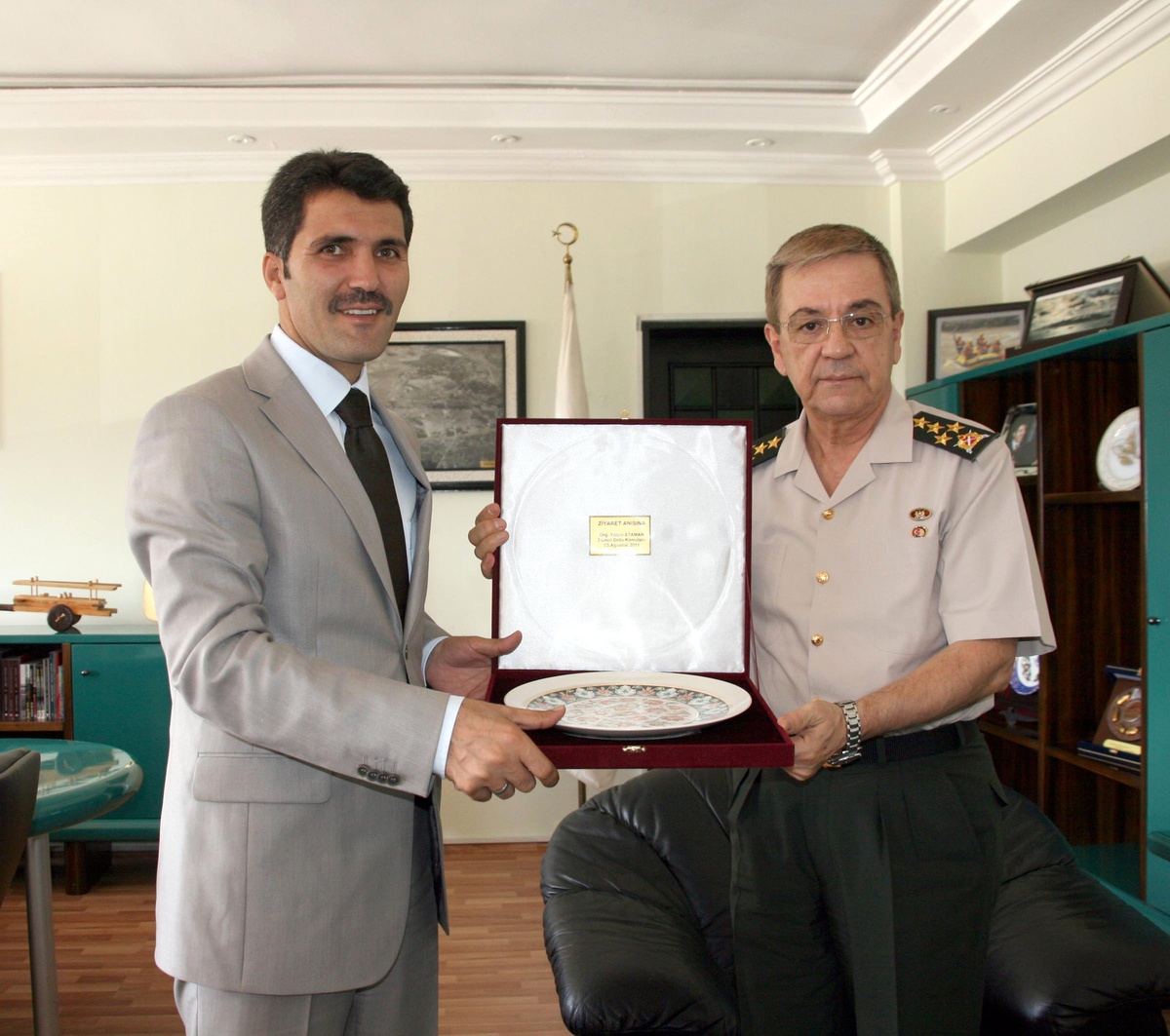 Orgeneral Ataman, Erzincan'a Veda Etti