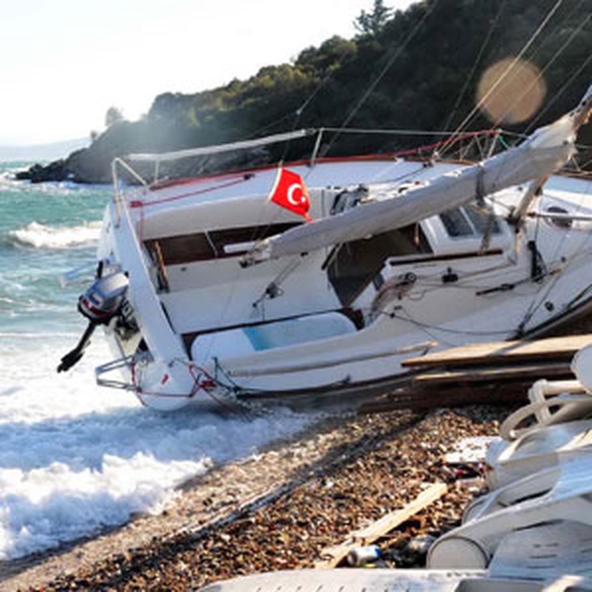 Bodrum'u Fırtına Vurdu