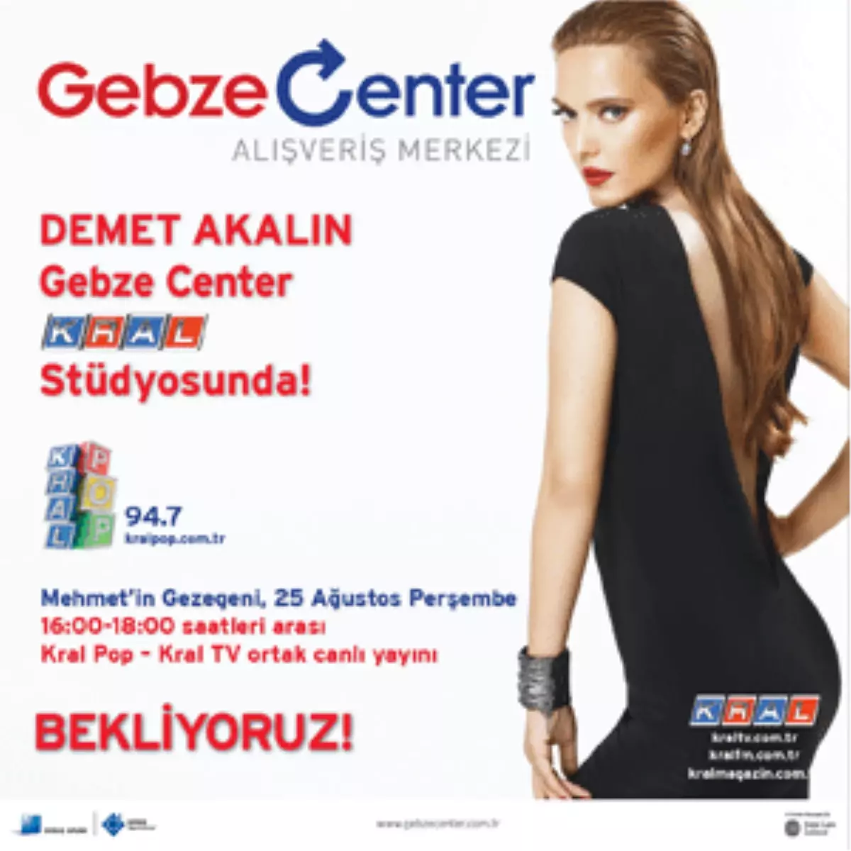 Demet Akalın Gebze Center Kral Stüdyosunda