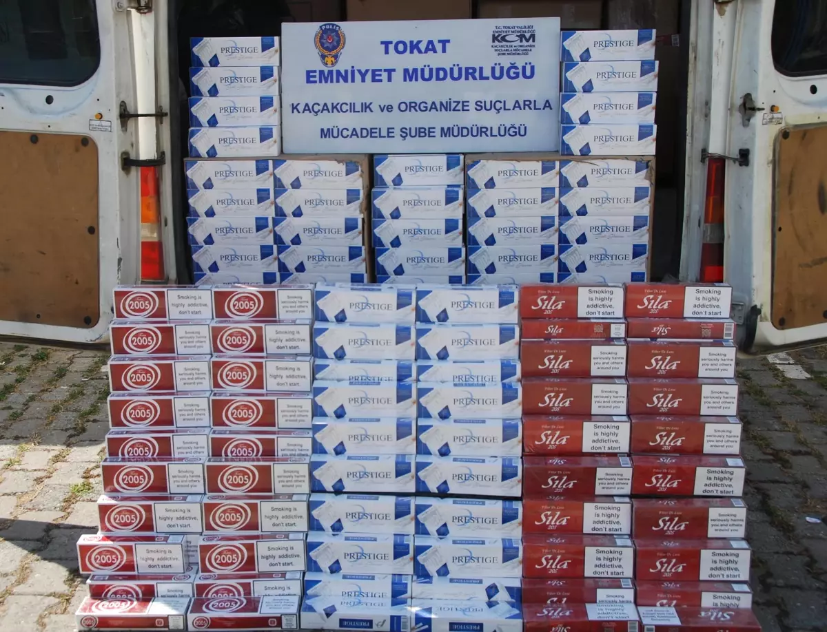 Tokat\'ta Kaçak Sigara Operasyonu