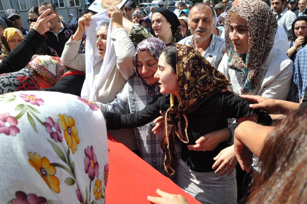 Trafik Kurbanı Polise Hazin Tören