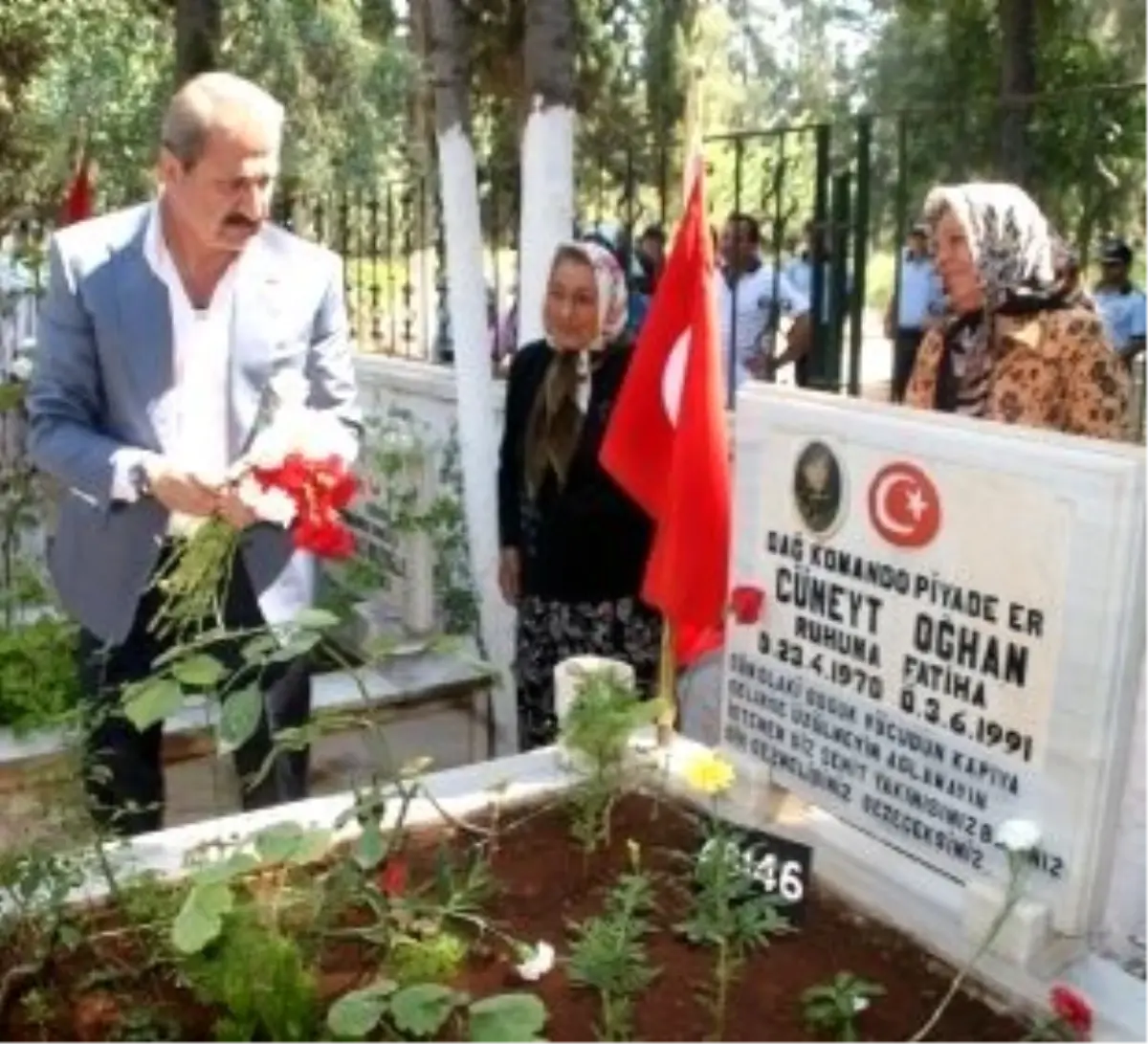 Şehitlikte \'atatürk ve Silah Arkadaşlarına Rahmet Krizi