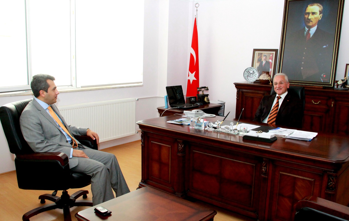 İhsan Selim Baydaş Başkan Akkaya'ya Veda Etti