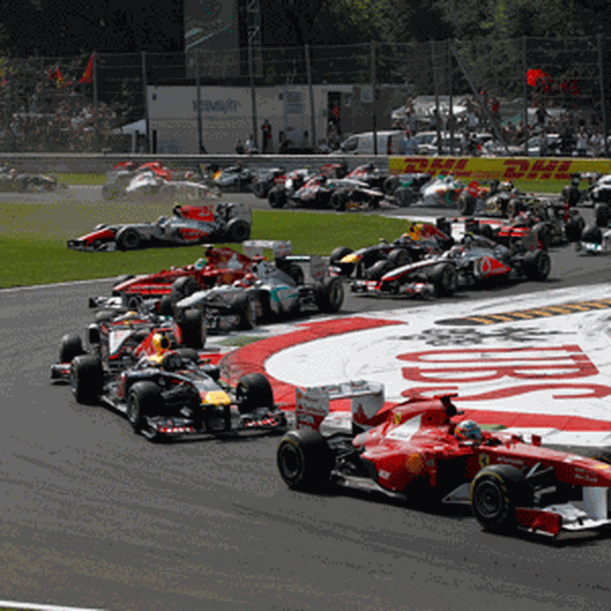 İtalya, Monza, Hız, Pırellı; Yine Vettel