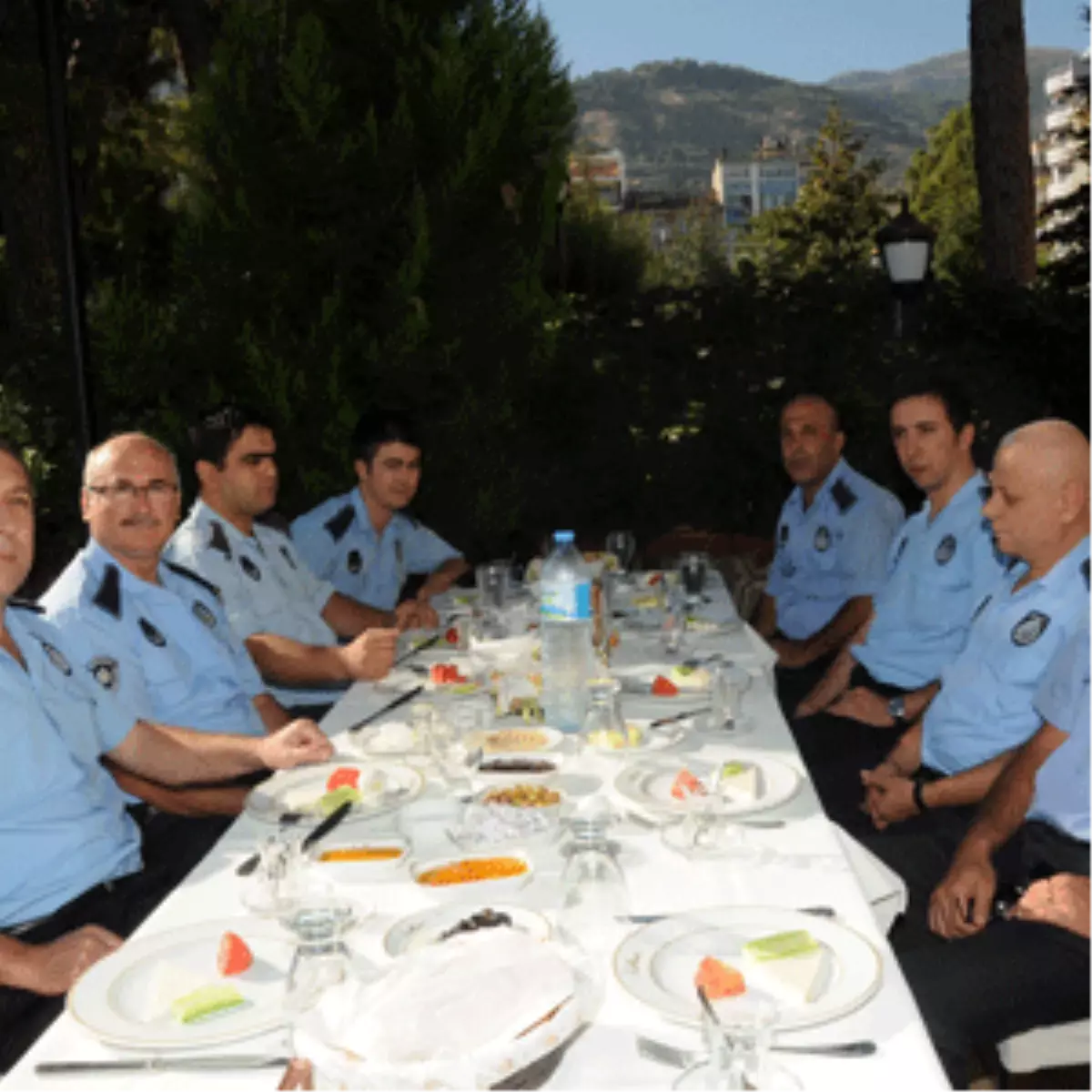 Zabıta Başkana Konuk Oldu