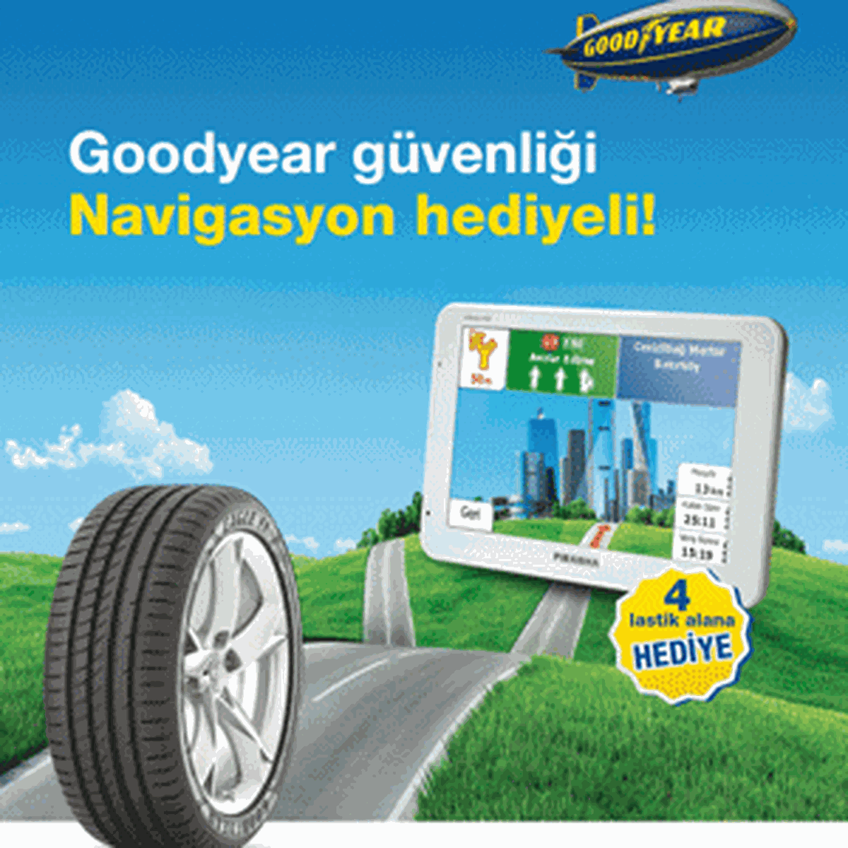 Goodyear'ın Navigasyon Cihazı Kampanyasına Yoğun İlgi