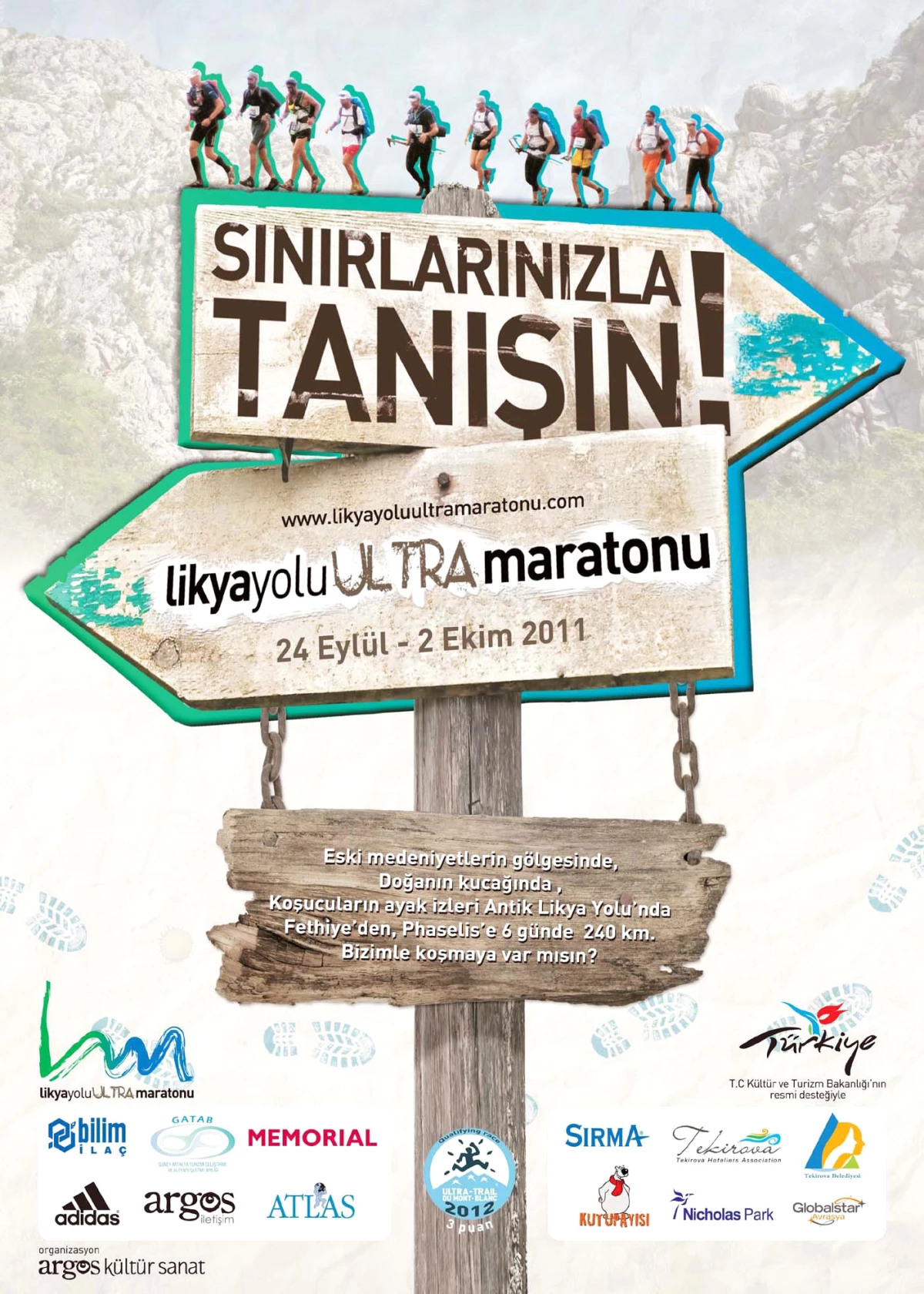 Likya Yolu Ultra Maratonu 24 Eylül\'de Başlıyor