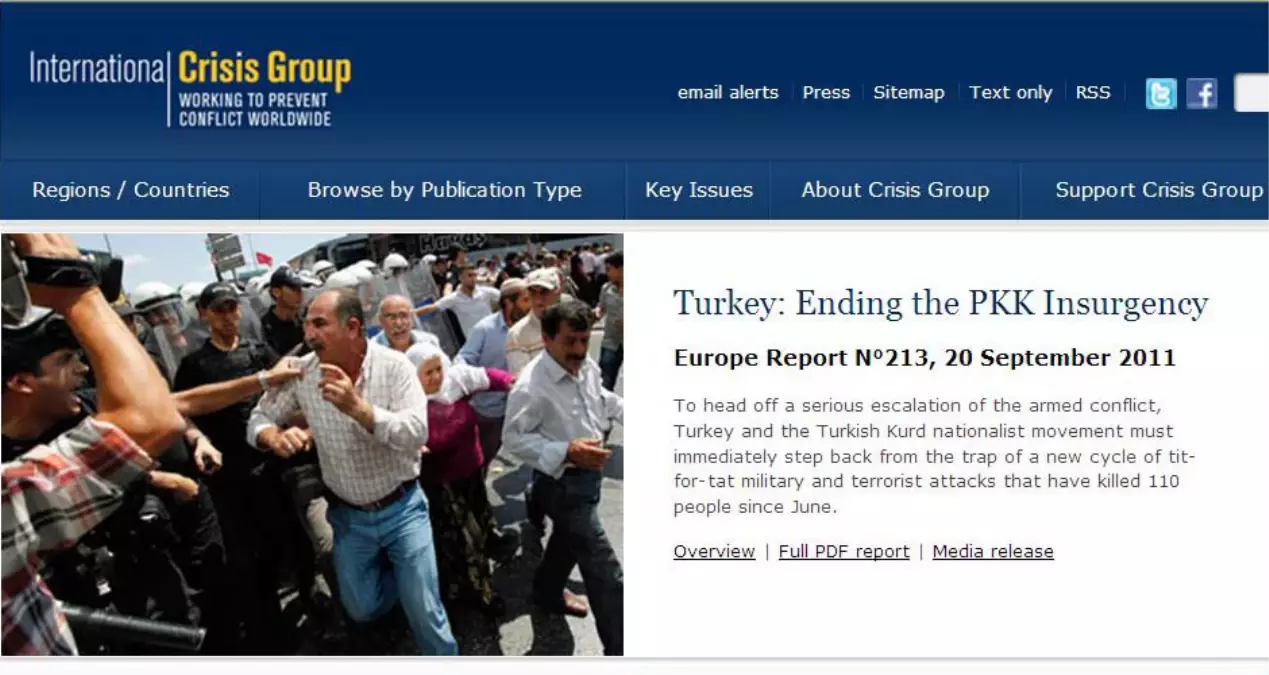 Uluslararası Kriz Grubu: Pkk, Saldırılara Son Vermeli
