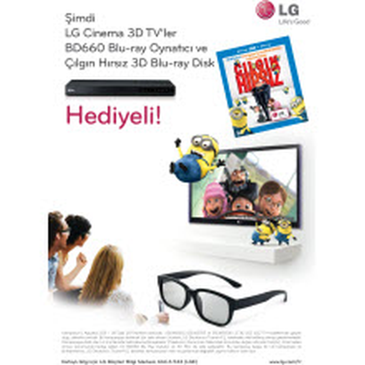 Lg'den 3d Blu-ray Film Hediyeli Kampanya!