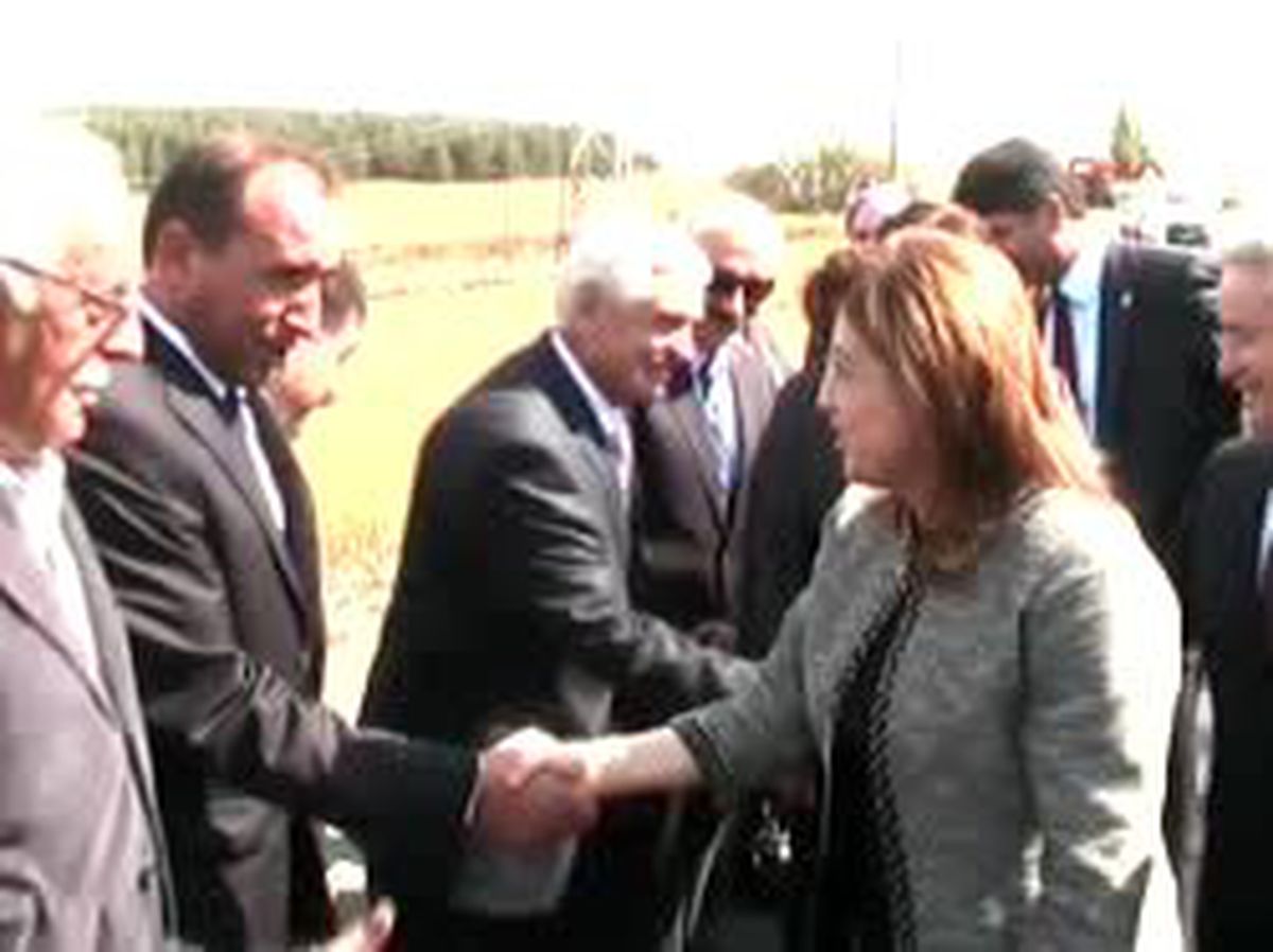 Bakan Şahin'e Ardahan'da Damal Bebekli Karşılama