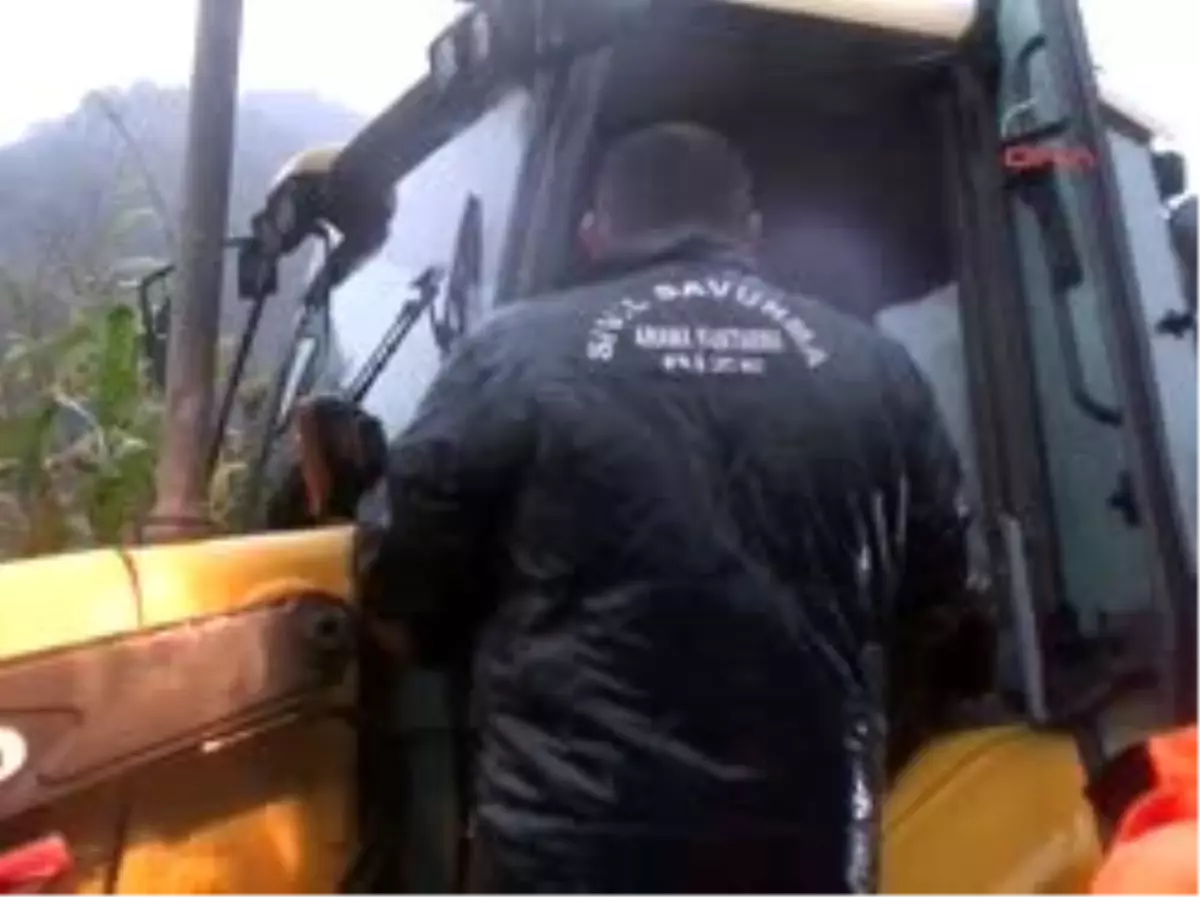 Rize Sağanak Yağışa Teslim