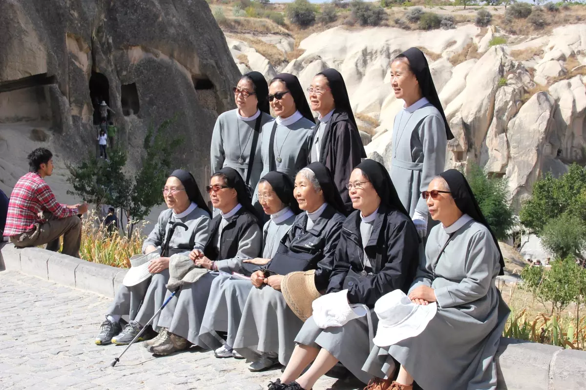 Güney Kore\'li Rahibeler Kapadokya\'da