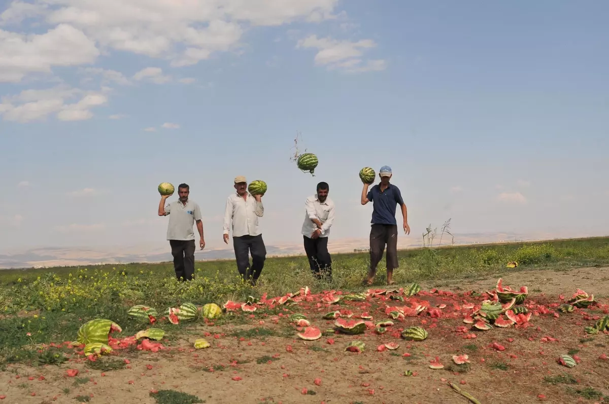 Karpuz Üreticisi ve Satıcısından Protesto Eylemi
