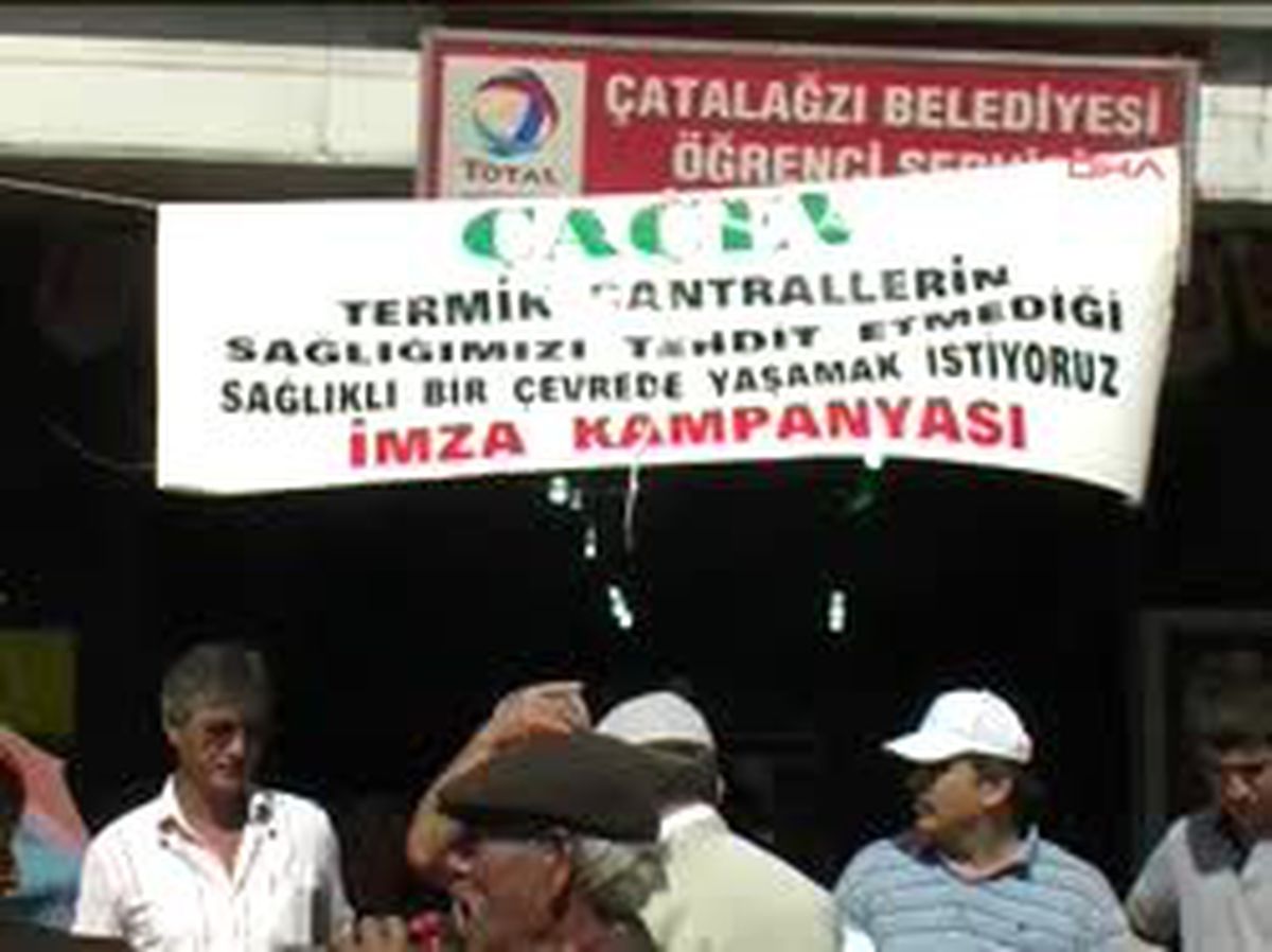 Termik Santralin Külüne Karşı İmza Kampanyası