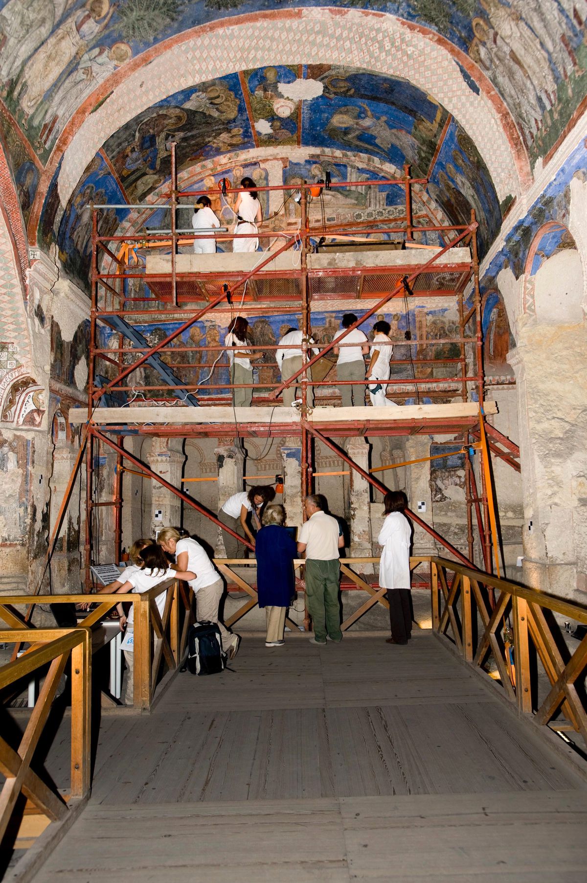 Tokalı Kilise'de Restorasyon