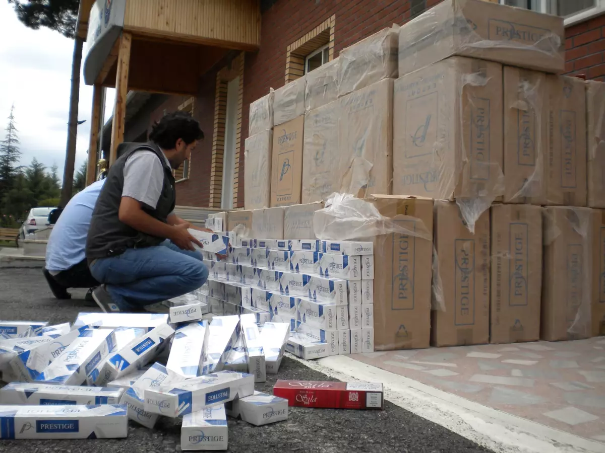 Tokat\'ta Kaçak Sigara Operasyonu