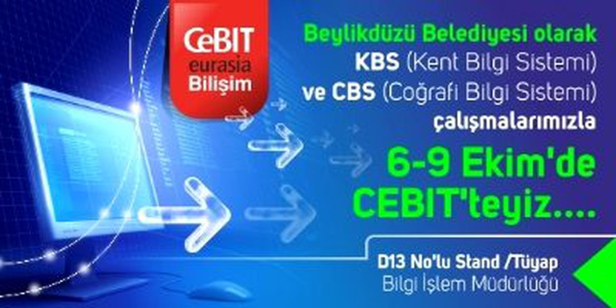 Beylikdüzü Belediyesi Cebit Bilişim Fuarı'nda!