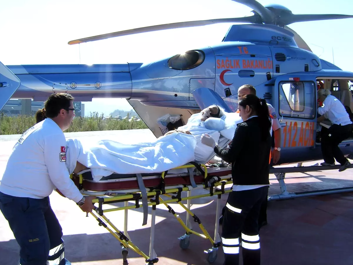 Düzce'deki Kalp Hastası, Ambulans Helikopterle İstanbul'a Sevk Edildi