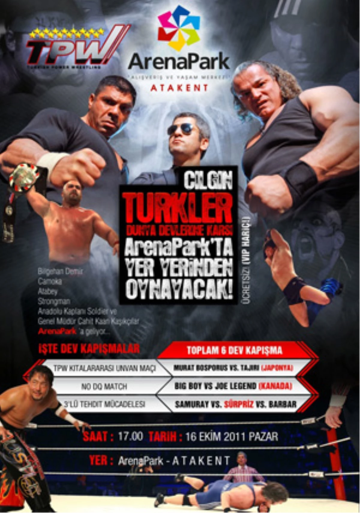 Turkish Power Wrestling Arenapark\'a Geliyor