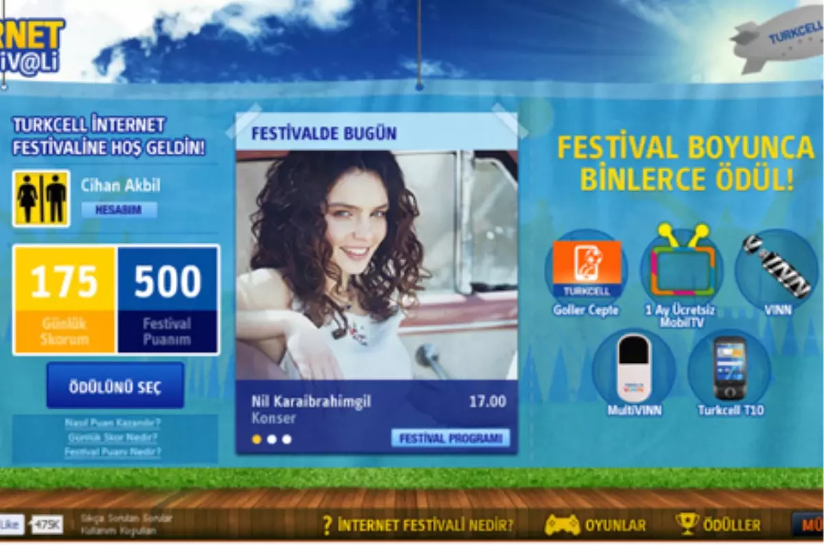 Dünyanın İlk Gezici İnternet Festivali Turkcell\'den