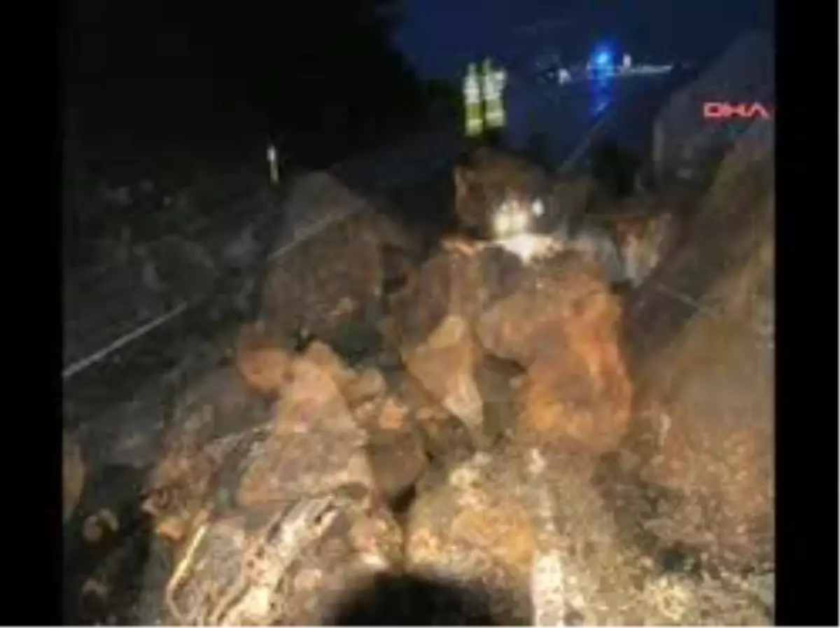 Yağmur Heyelana Neden Oldu