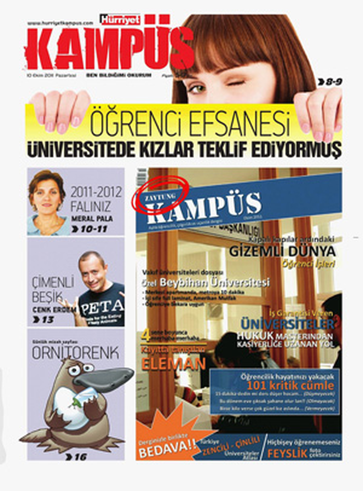 Gençler Hürriyet Kampüs'le Bildiğini Okuyacak


