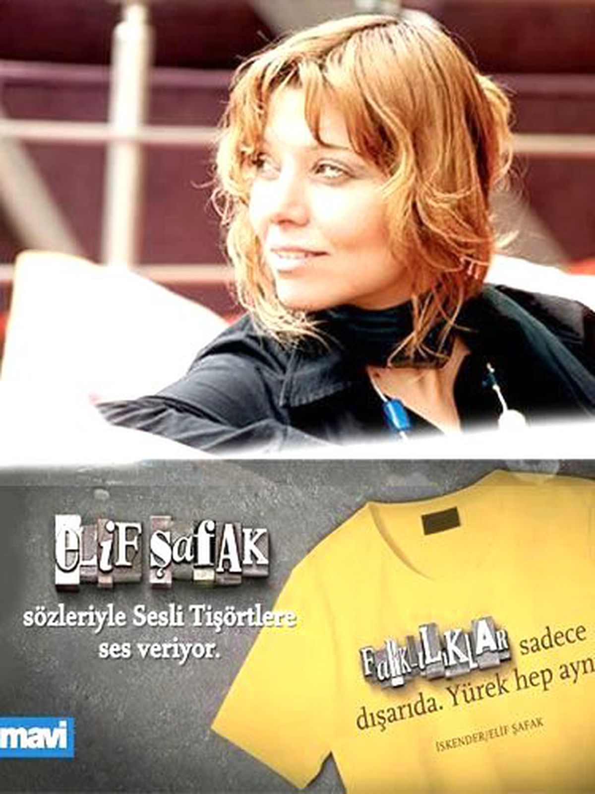 Tişörtlerde Elif Şafak Satırları