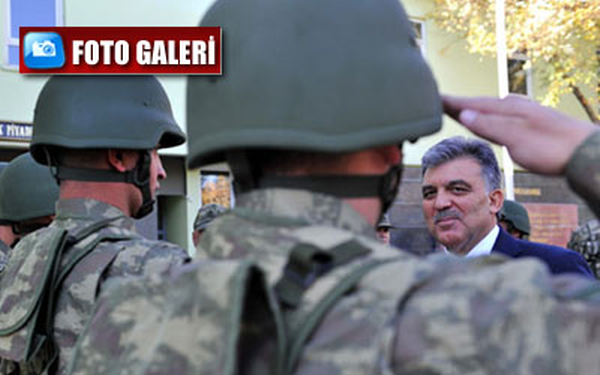 Gül'ün Sınır Ziyaretinden Görüntüler