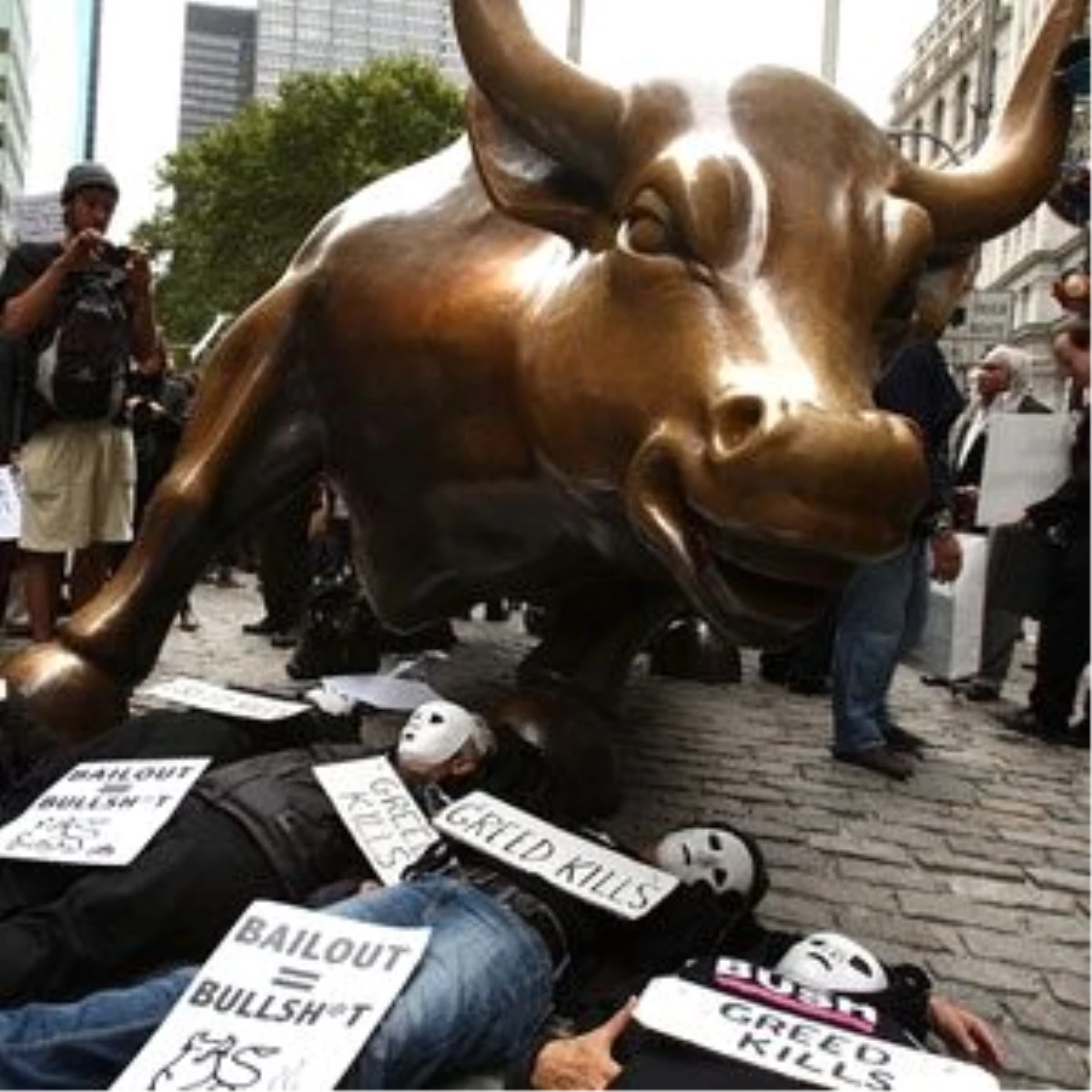 New York\'taki Wall Street Protestoları