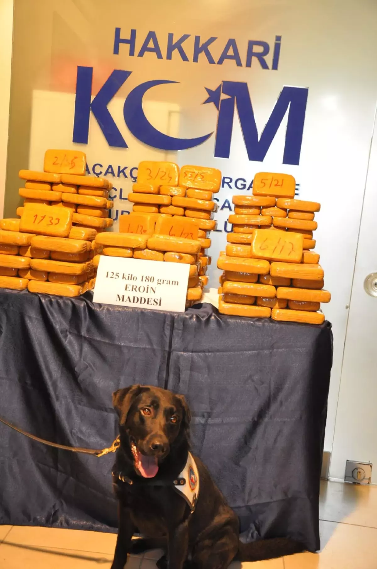 Hakkari\'de 125 Kilo Eroin Ele Geçirildi