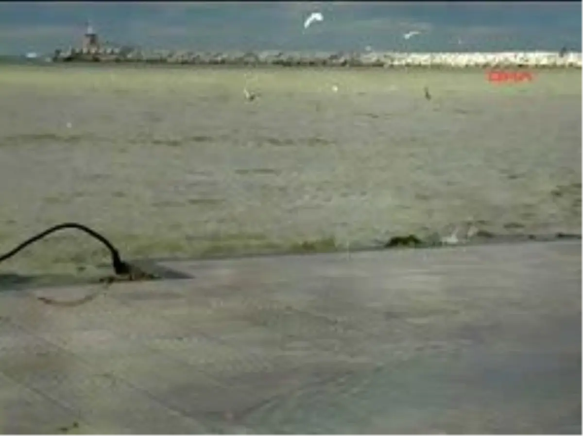 Zonguldak\'ta Fırtına Yaşamı Olumsuz Etkiliyor Zonguldak\'ta ve Ereğli İlçesi\'nde Etkili Olan Fırtına, Kıyılarda Dev Dalgalar Oluşturdu.