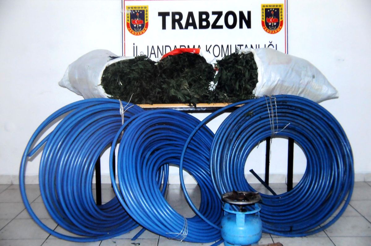 Trabzon'da 45 Kilo 20 Gram Esrar Ele Geçirildi