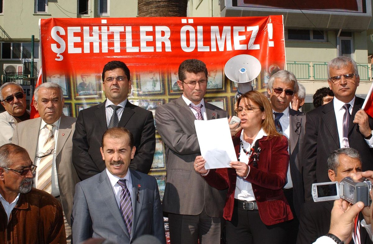 Denizli'de Terör Protestosu