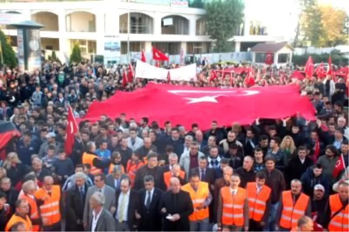 Yalova\'da Teröre Büyük Tepki