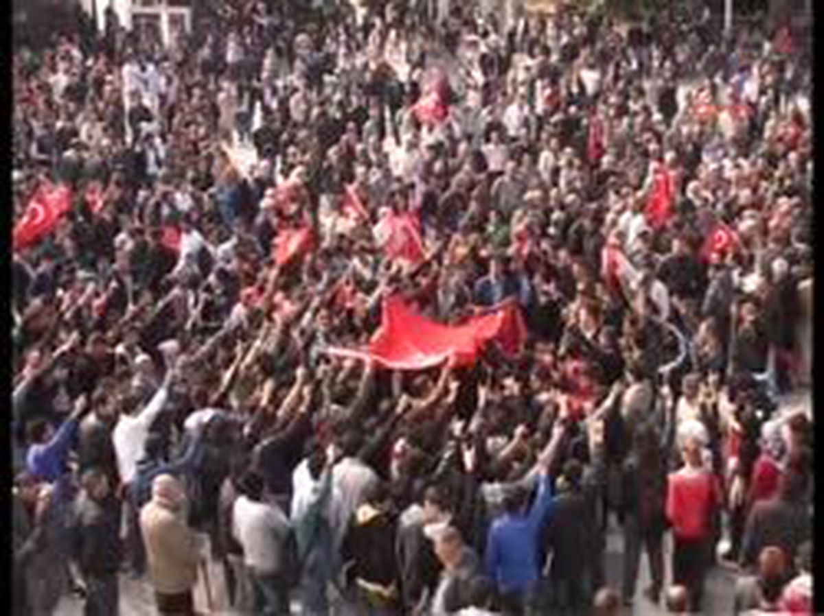 Malatya'da Terörü Protesto Yürüyüşü